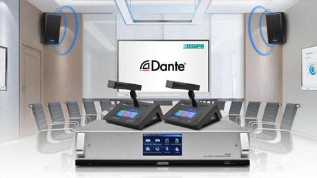 Giới thiệu về Dante hệ thống hội nghị kỹ thuật số đầy đủ d7201