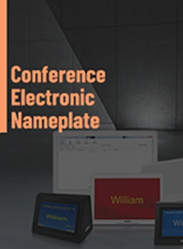 Bảng tên điện tử hội nghị Brochure