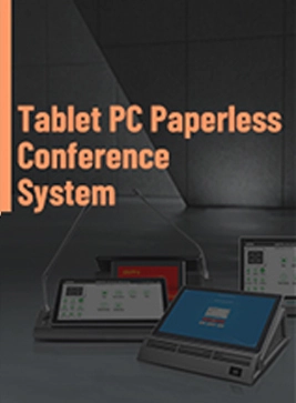 Hệ thống hội nghị không Giấy Máy tính bảng Brochure