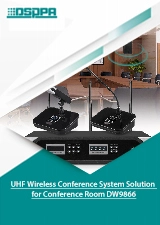 Giải pháp hệ thống hội nghị không dây UHF cho phòng hội nghị dw9866