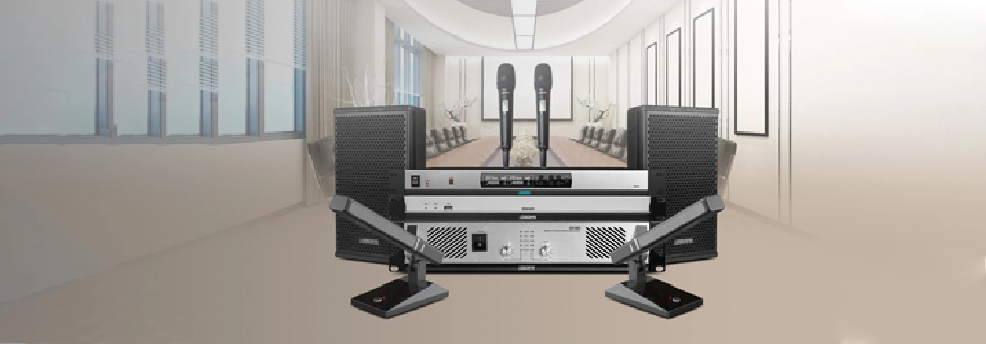 Giải pháp hệ thống âm thanh chuyên nghiệp cho phòng hội nghị d6643h d5830