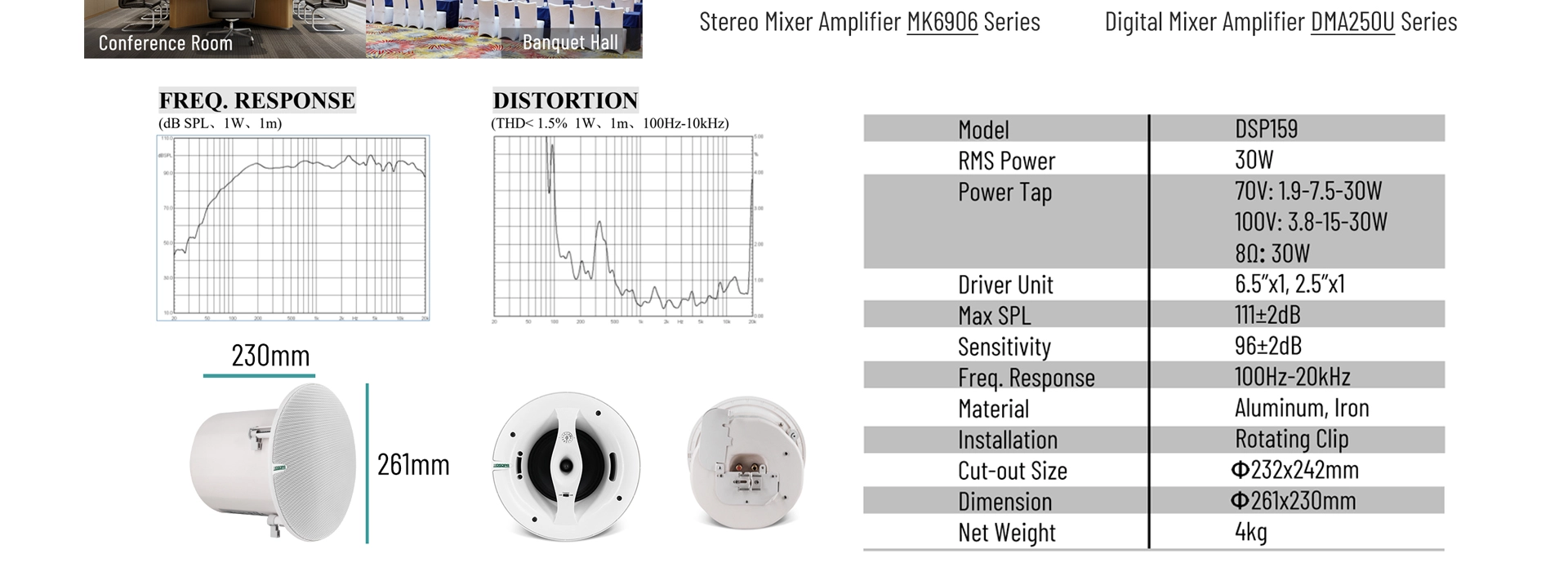 Loa trần đồng trục Hifi có vòi điện