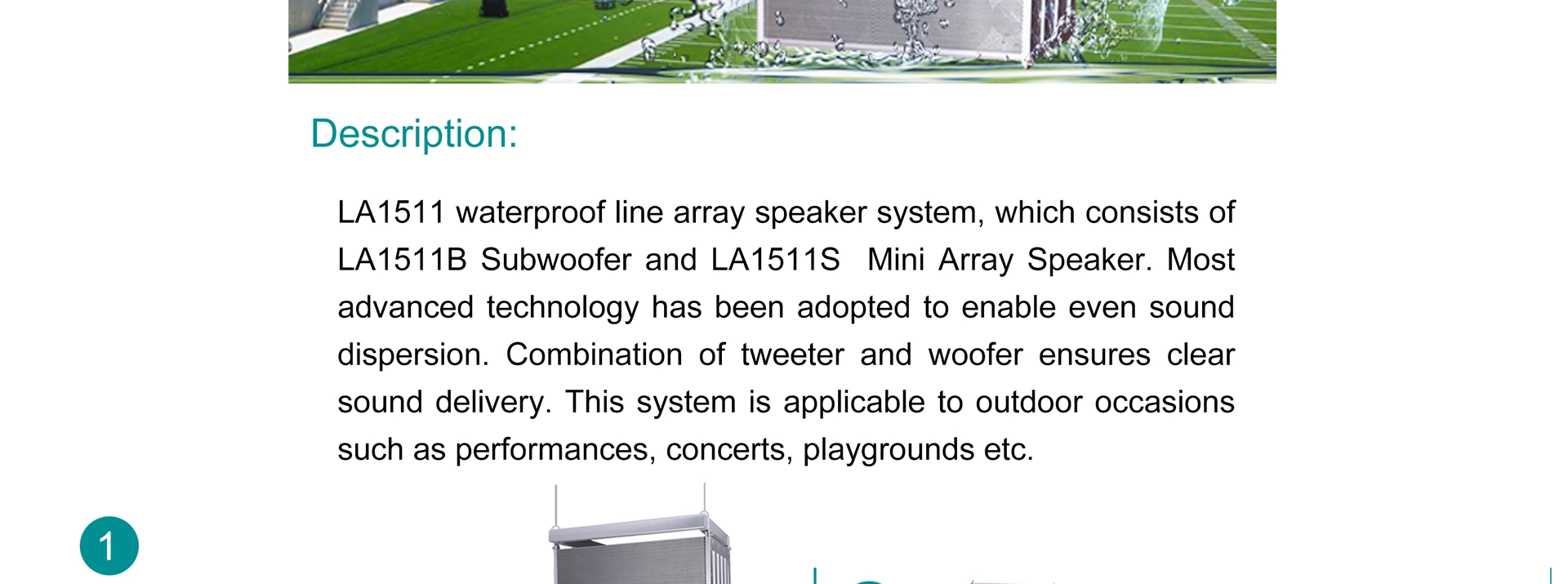 Loa mini Array 300W