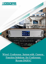 Intelligent Digital Conference System Host Wired Conference with  Camera Function System  for Conference Rooms D6201C - 翻译中...