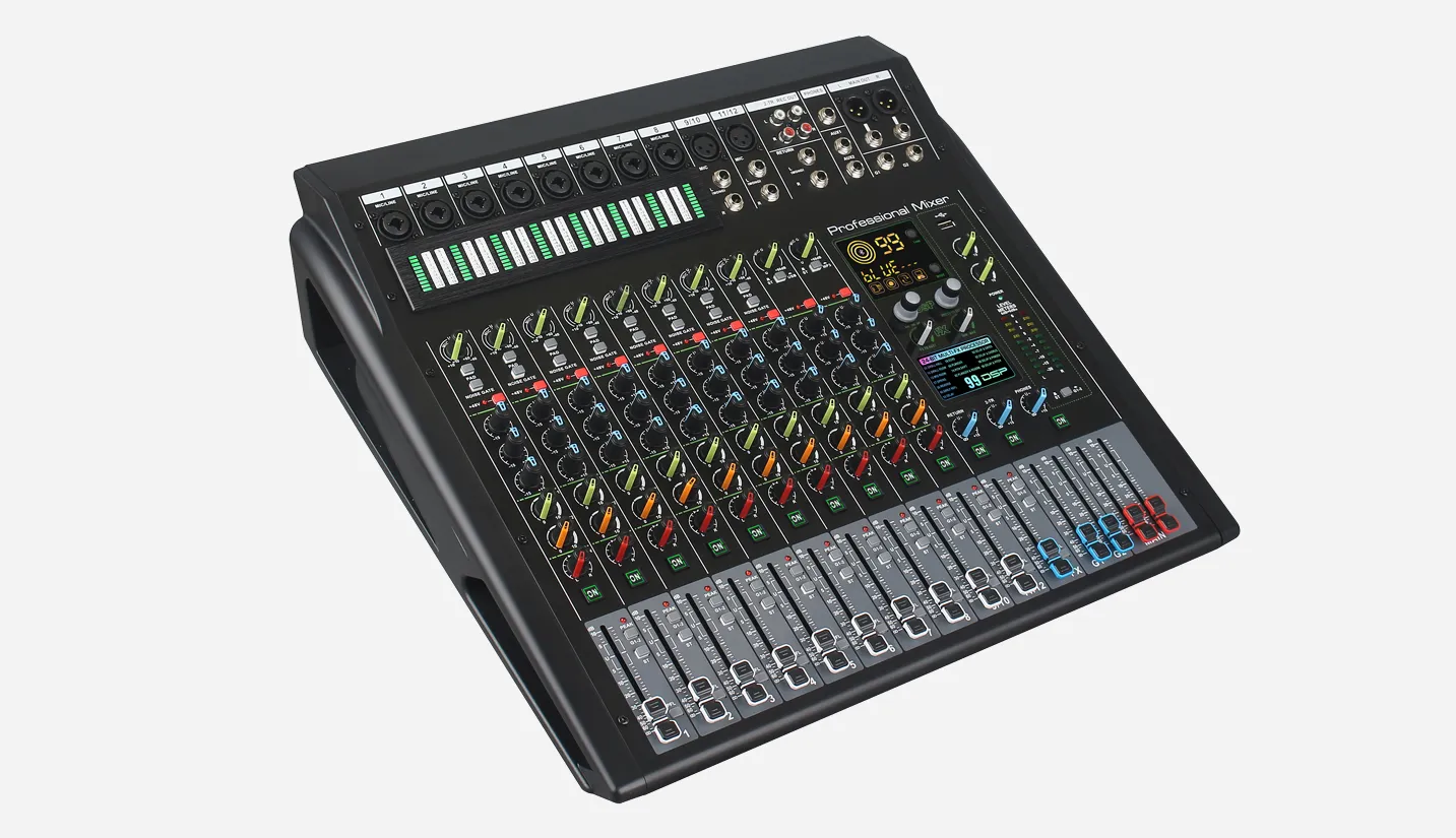 12-Channel Analog Mixing Console - 翻译中...