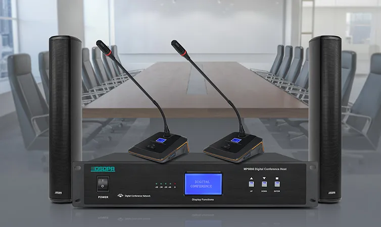 Digital Conference System Host Solution for Small and Medium-Sized Conference Rooms MP9866 - 翻译中...