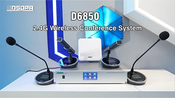 DSPPA | D6850 2.4G Wireless Digital Conference System - 翻译中...