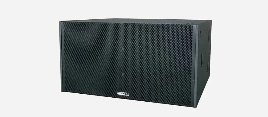 Dual 18 Inch 1200W High Power Woofer Professional Bass Subwoofer Speaker - 翻译中...