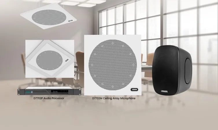 Ceiling Array Conference System Solutions for All-Scenario Smart Conferencing D7702 - 翻译中...