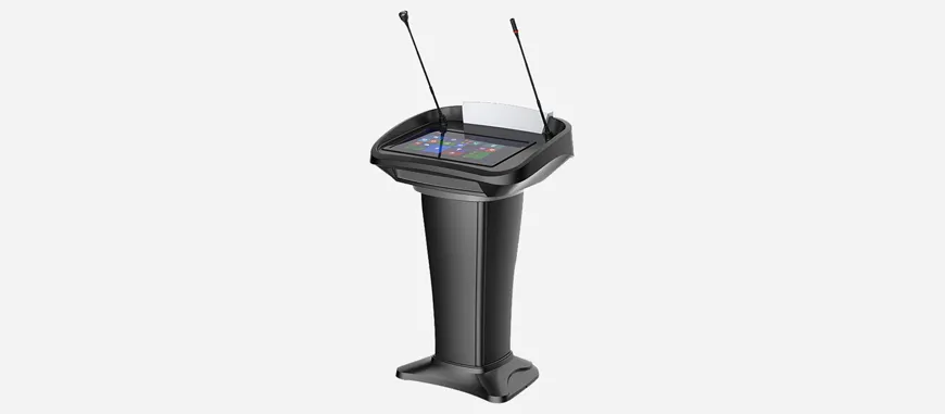 Smart Digital Podium with 21.5'' Touch Screen | Interactive Multimedia Lectern - 翻译中...