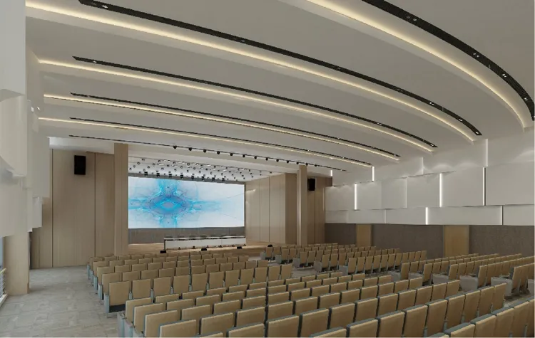 Integrated Professional Audio, AV and Lighting Solution for Small Multi-Functional Halls - 翻译中...