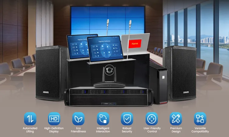 Paperless Conference System Solution for Press Conference Rooms D7600 - 翻译中...